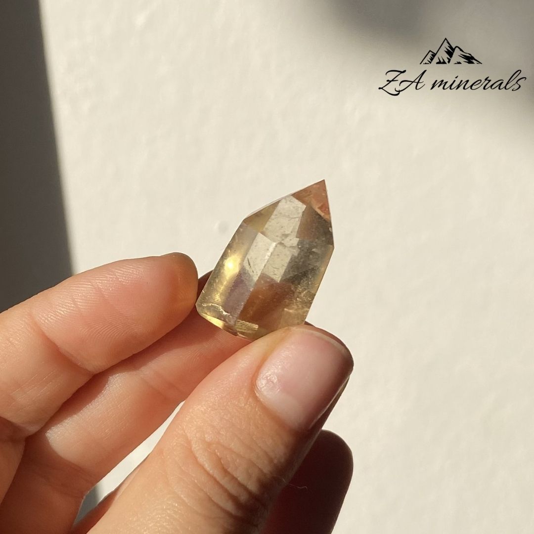 Polished Citrine Mini Tower Pair 0.014kg IZ19