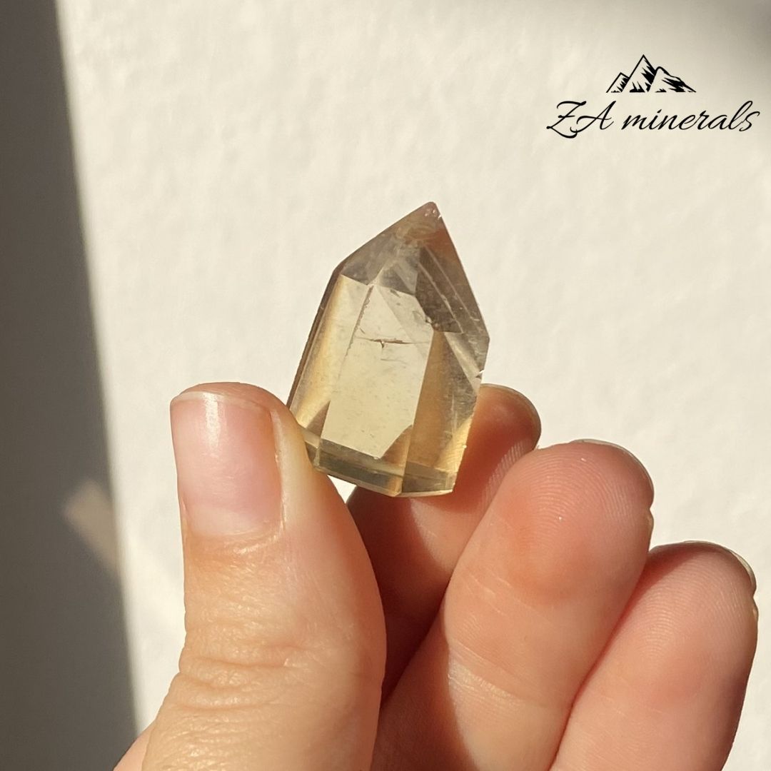 Polished Citrine Mini Tower Pair 0.014kg IZ19