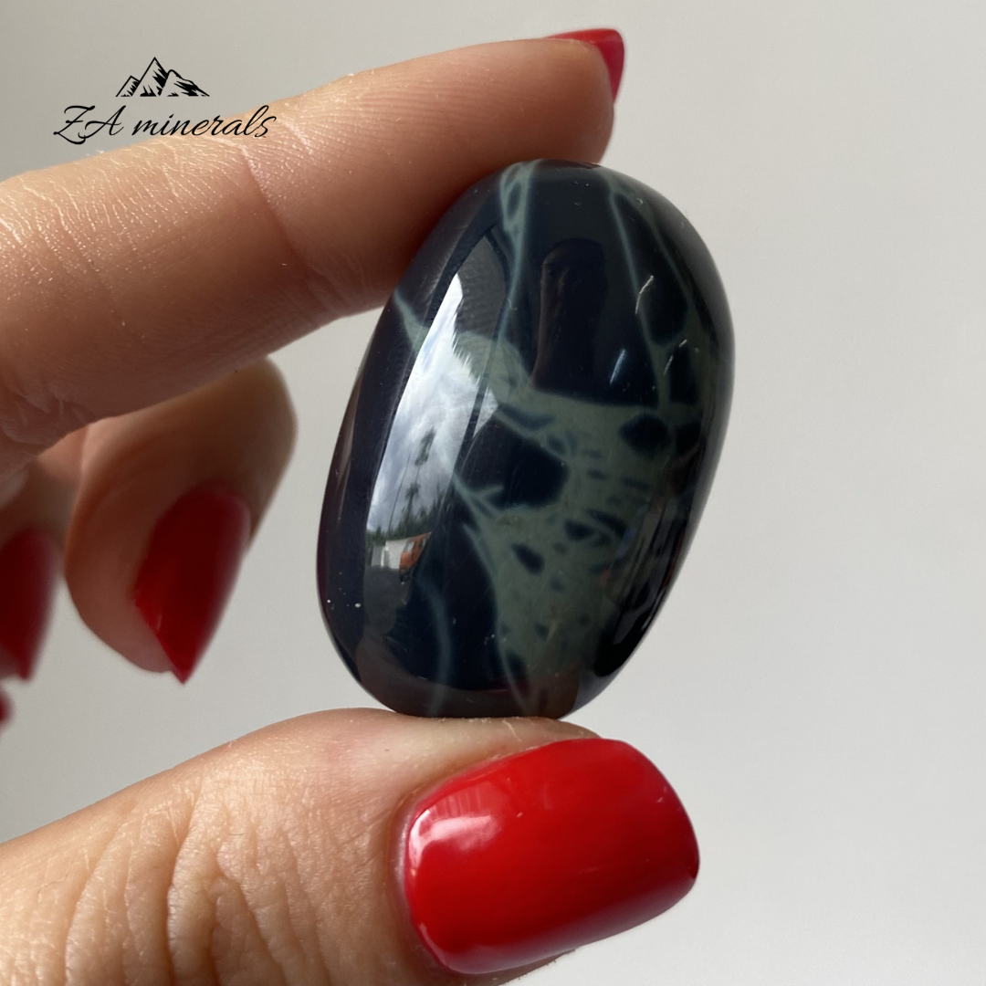 Polished Spiderweb Obsidian Tumble (x1) 0.021kg