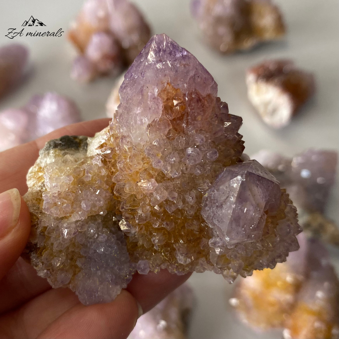 Amethyst Cactus Quartz (x12) 0.714kg RTS1