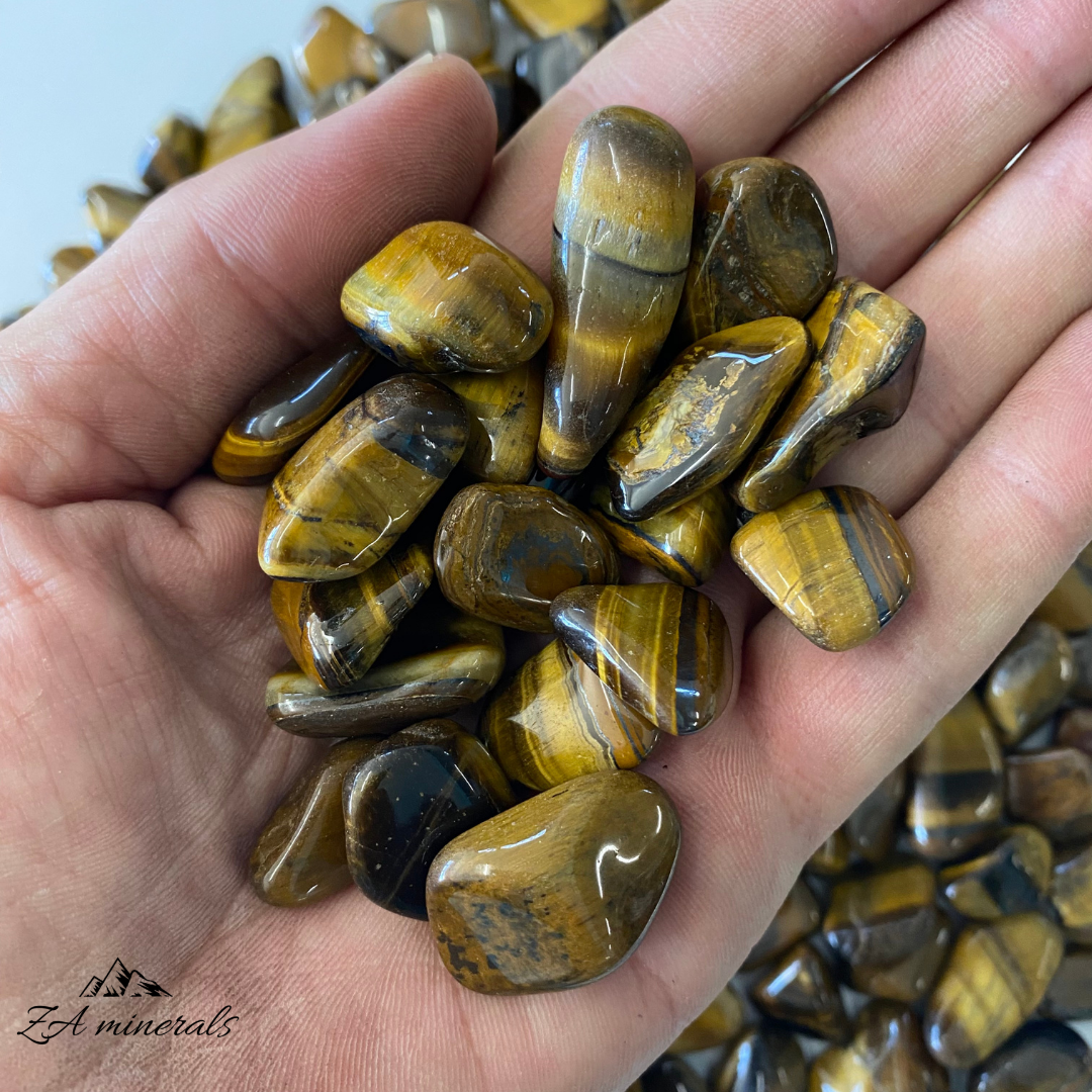 Polished Tiger's Eye tumbles 1kg