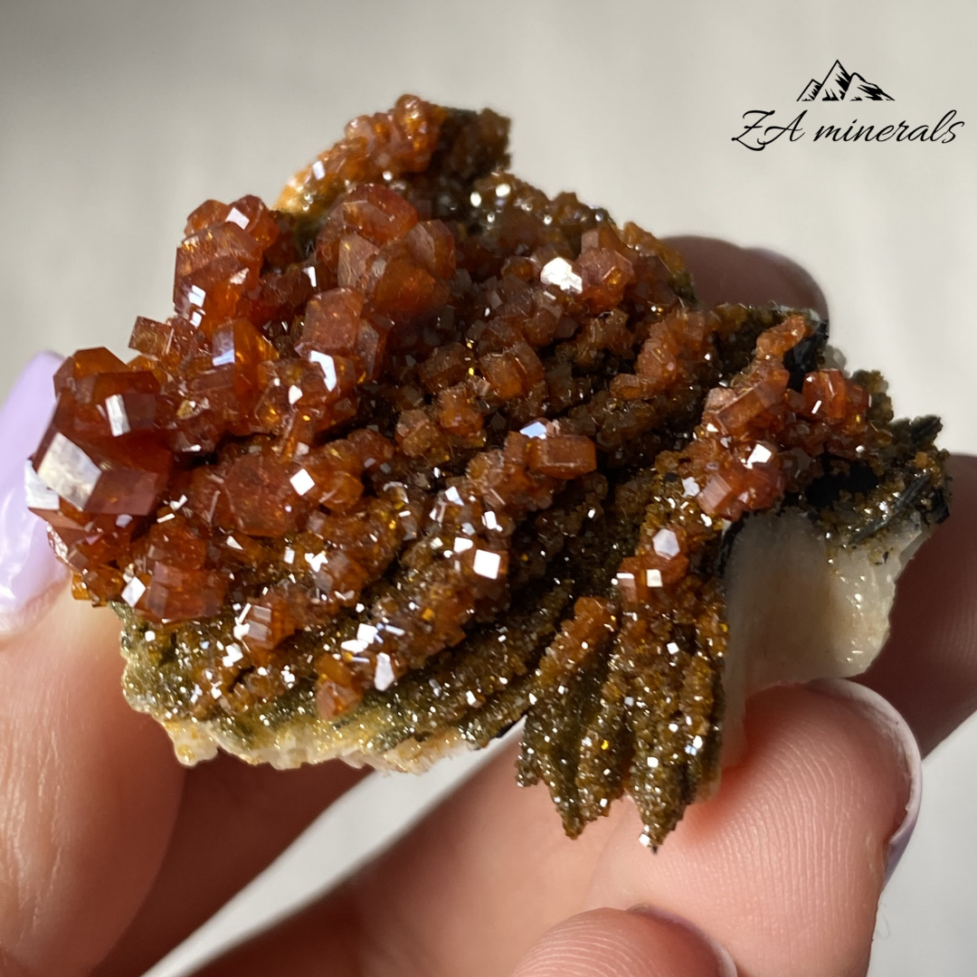 Vanadinite Barite (x19) 0.826kg RTS17