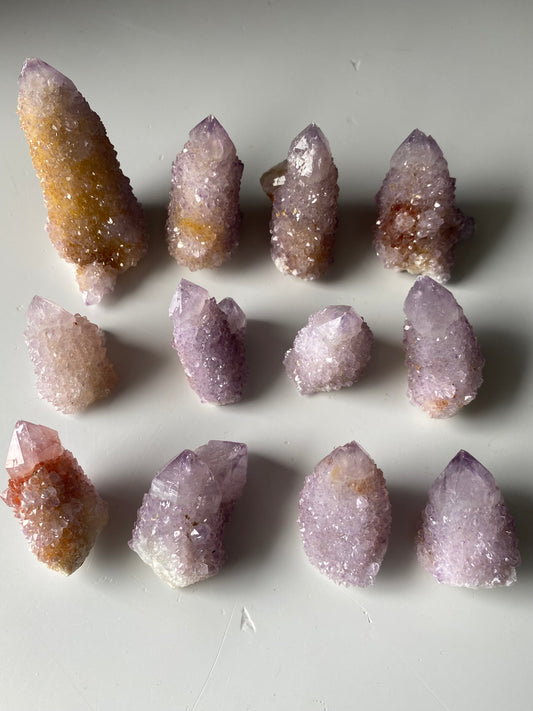 Lavender Cactus Quartz (x12) 0.277kg TT1