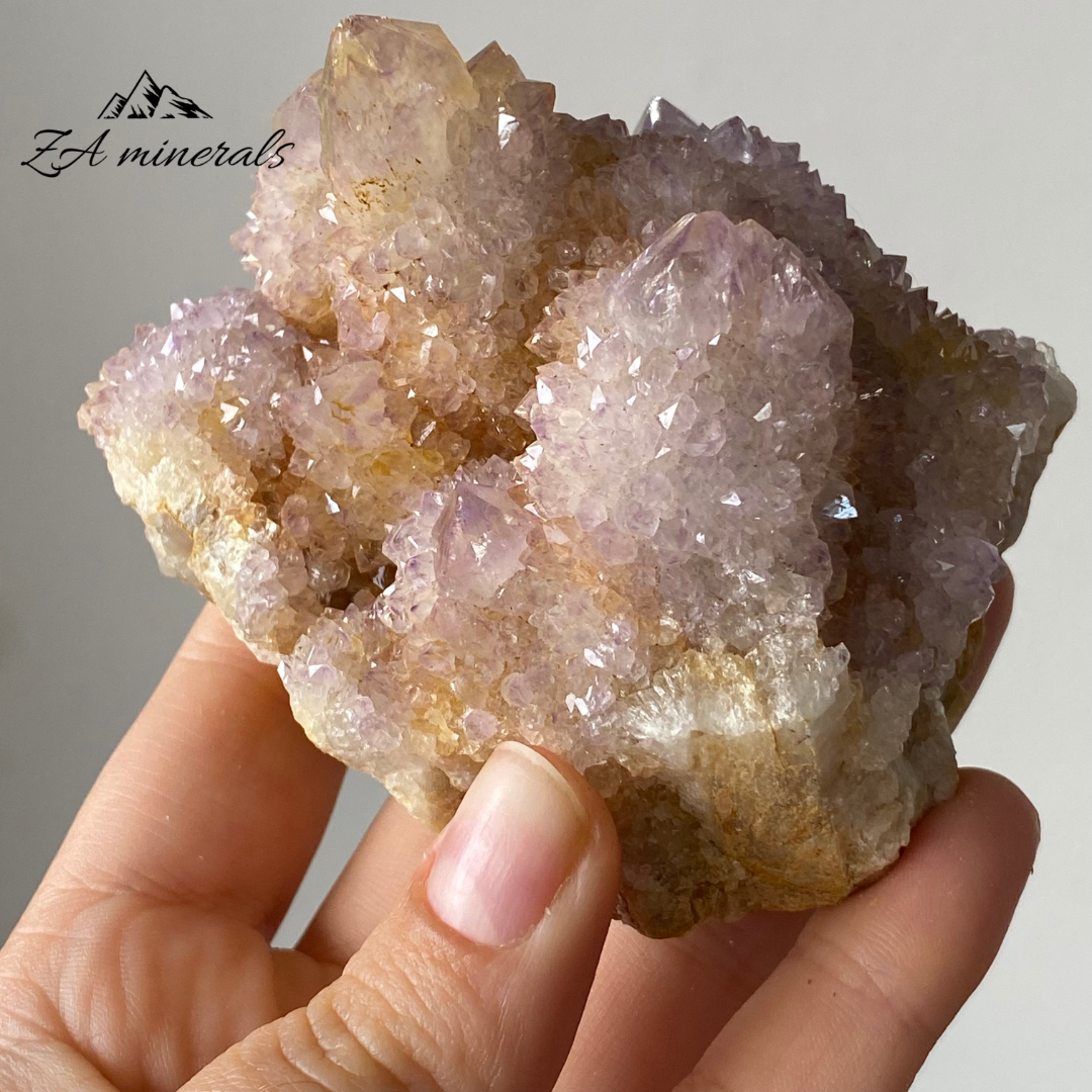 Amethyst-Sunshine Cactus Quartz (x12) 3.438kg RTS16