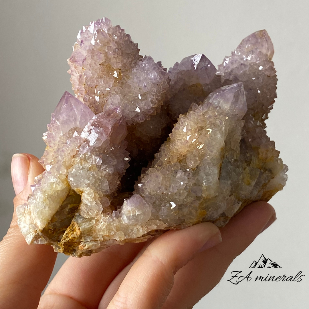 Amethyst-Sunshine Cactus Quartz (x12) 3.438kg RTS16