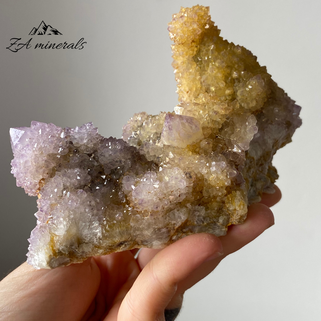 Amethyst-Sunshine Cactus Quartz (x12) 3.438kg RTS16