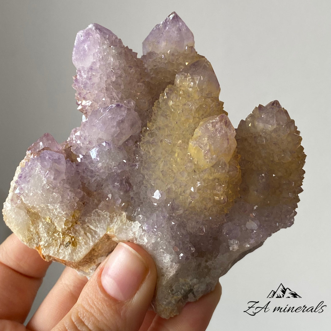 Amethyst-Sunshine Cactus Quartz (x12) 3.438kg RTS16