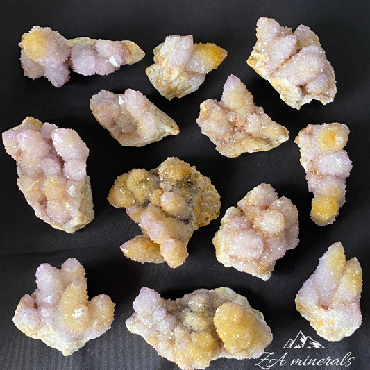 Amethyst-Sunshine Cactus Quartz (x12) 3.438kg RTS16