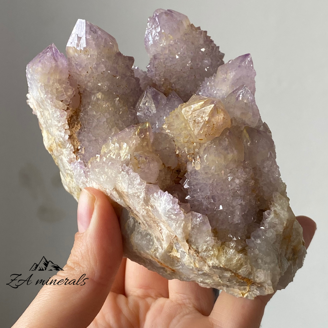 Amethyst-Sunshine Cactus Quartz (x12) 3.438kg RTS16
