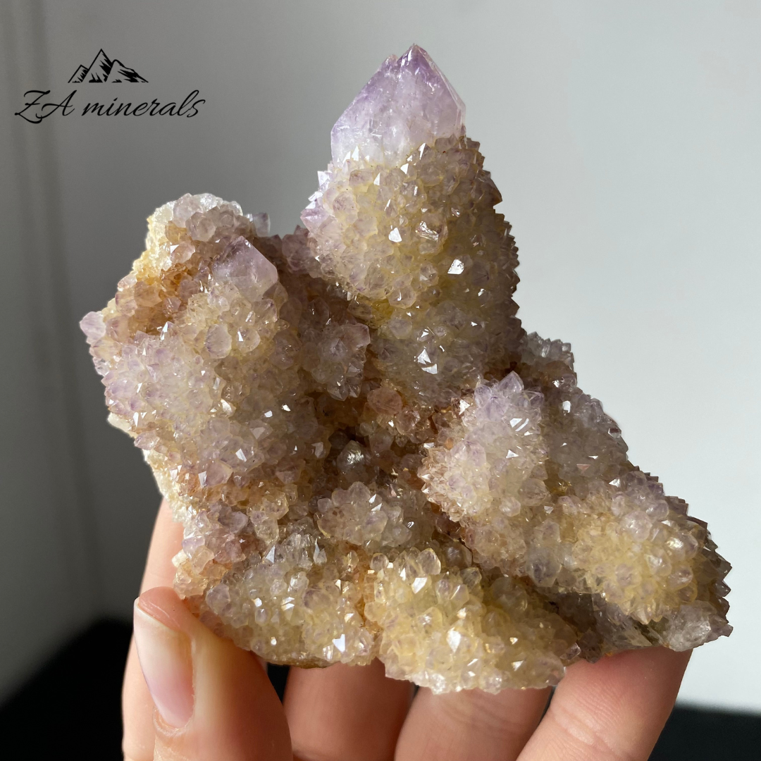 Amethyst-Sunshine Cactus Quartz (x12) 3.438kg RTS16