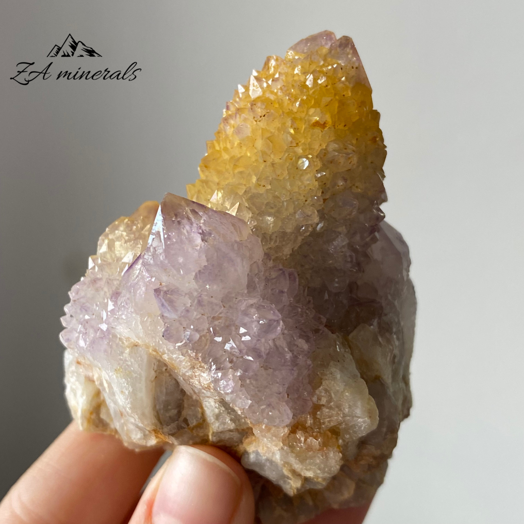 Amethyst-Sunshine Cactus Quartz (x12) 3.438kg RTS16