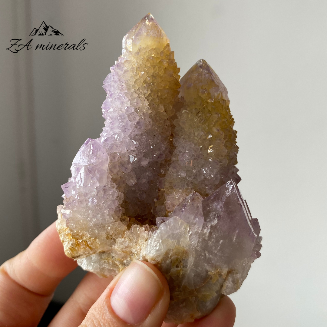 Amethyst-Sunshine Cactus Quartz (x12) 3.438kg RTS16