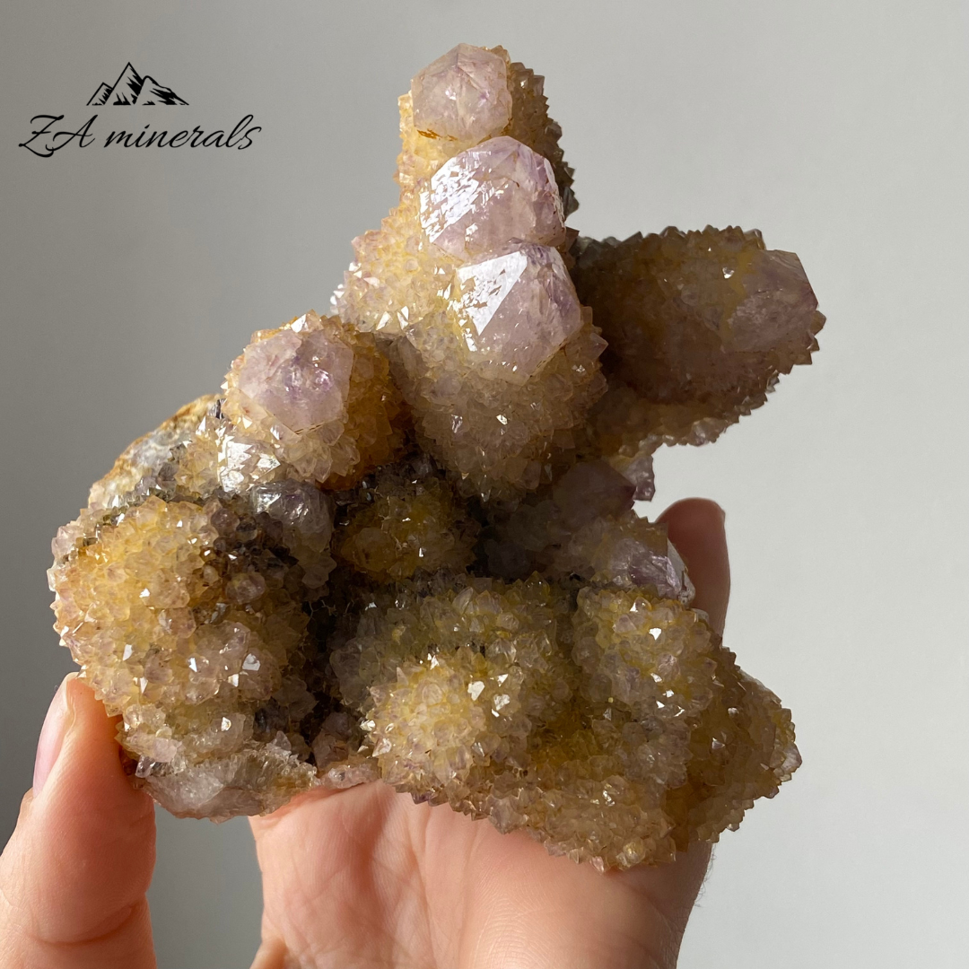 Amethyst-Sunshine Cactus Quartz (x12) 3.438kg RTS16