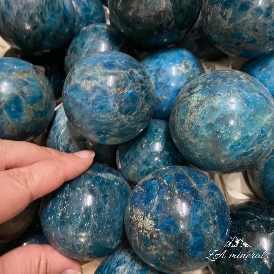 Polished Apatite Spheres 1kg