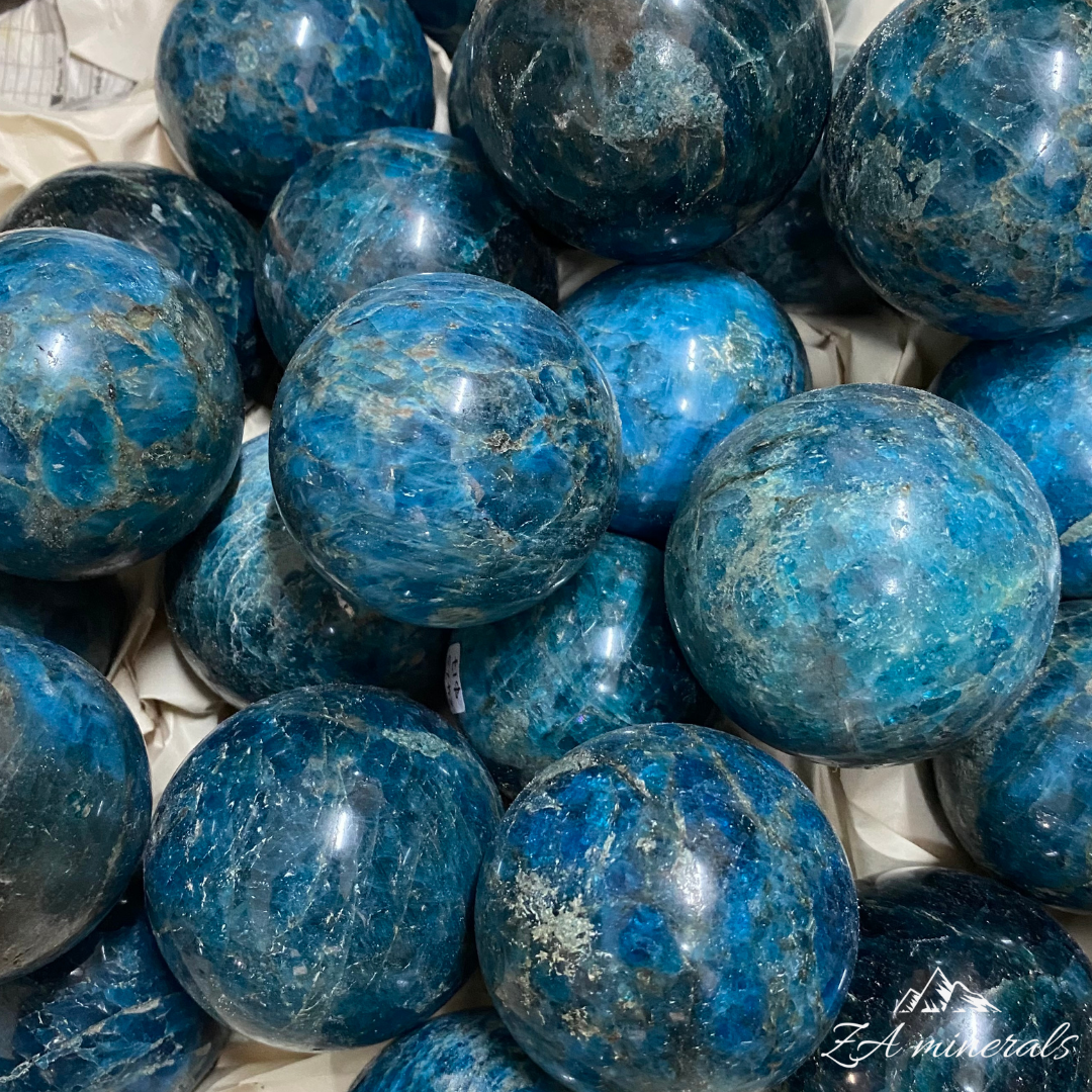 Polished Apatite Spheres 1kg