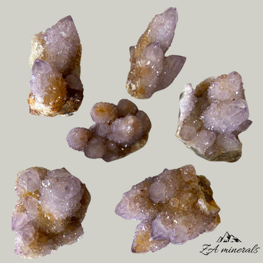 Amethyst Cactus Quartz (x6) 0.876kg