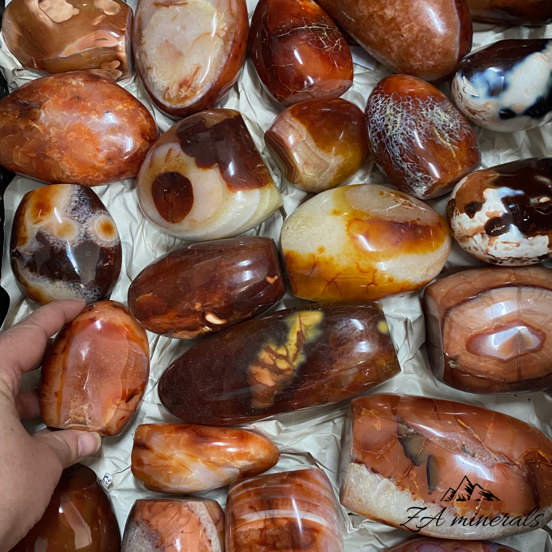 Polished Carnelian Sculptures 1kg