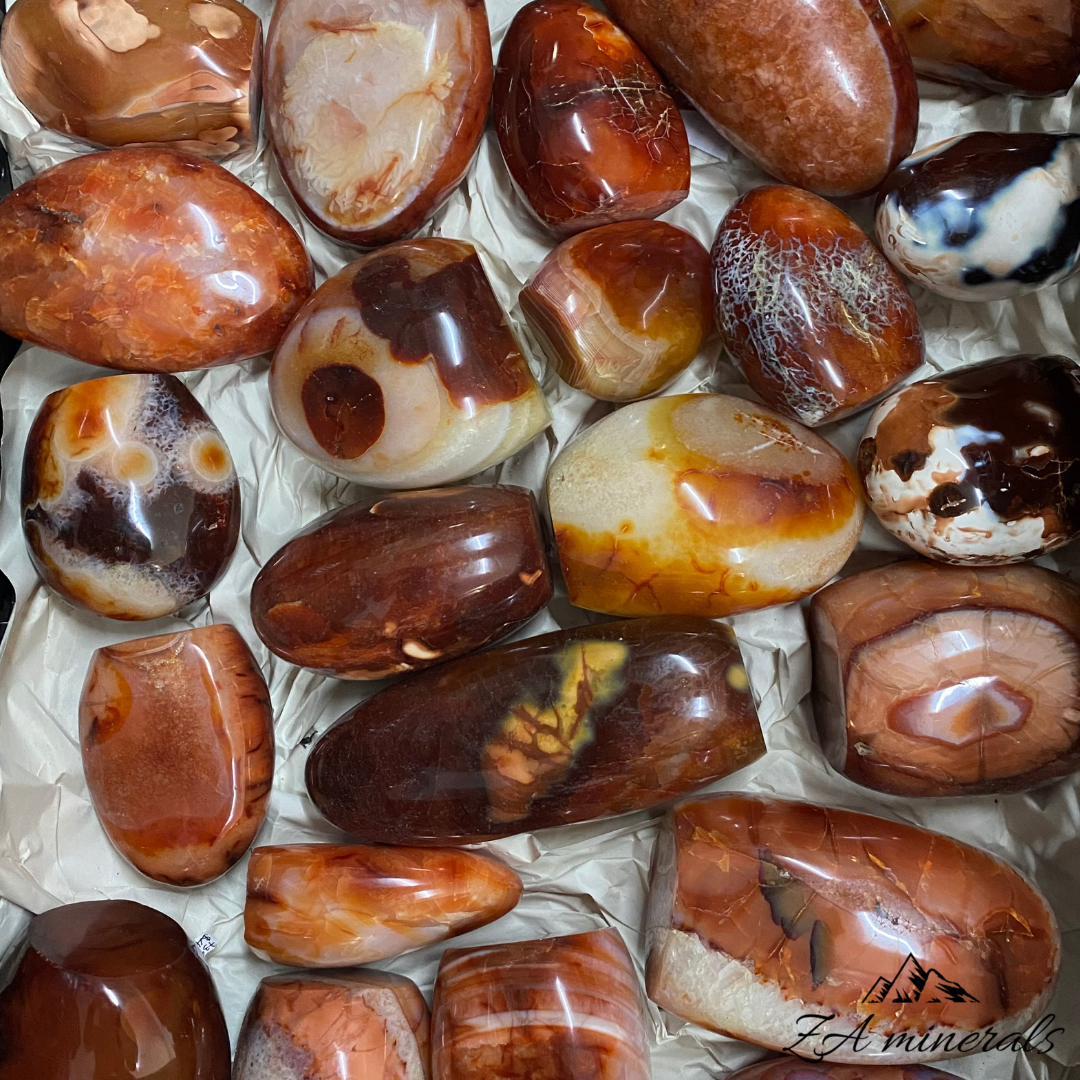 Polished Carnelian Sculptures 1kg