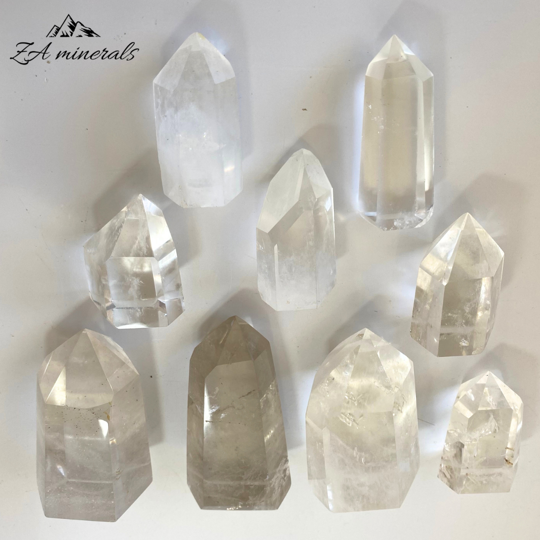 Polished Clear Quartz Towers 1kg