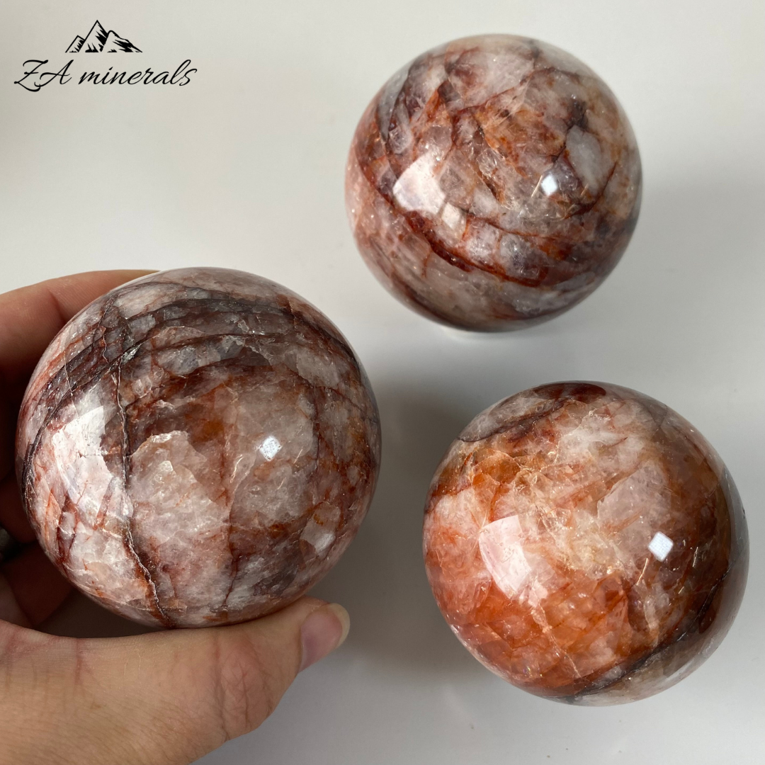 Polished Red Hematoid Spheres (heat-treated) 1kg