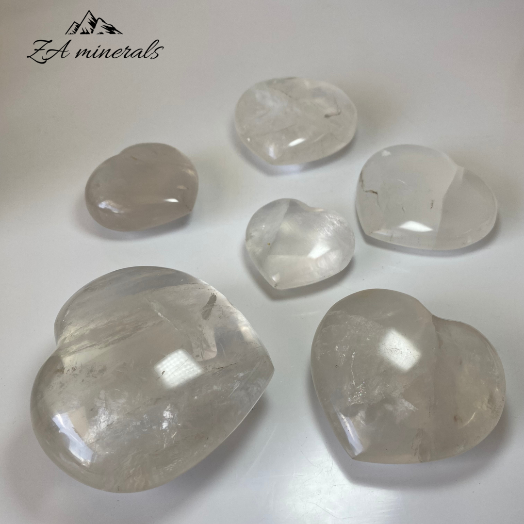 Polished Girasol Quartz Hearts 1kg