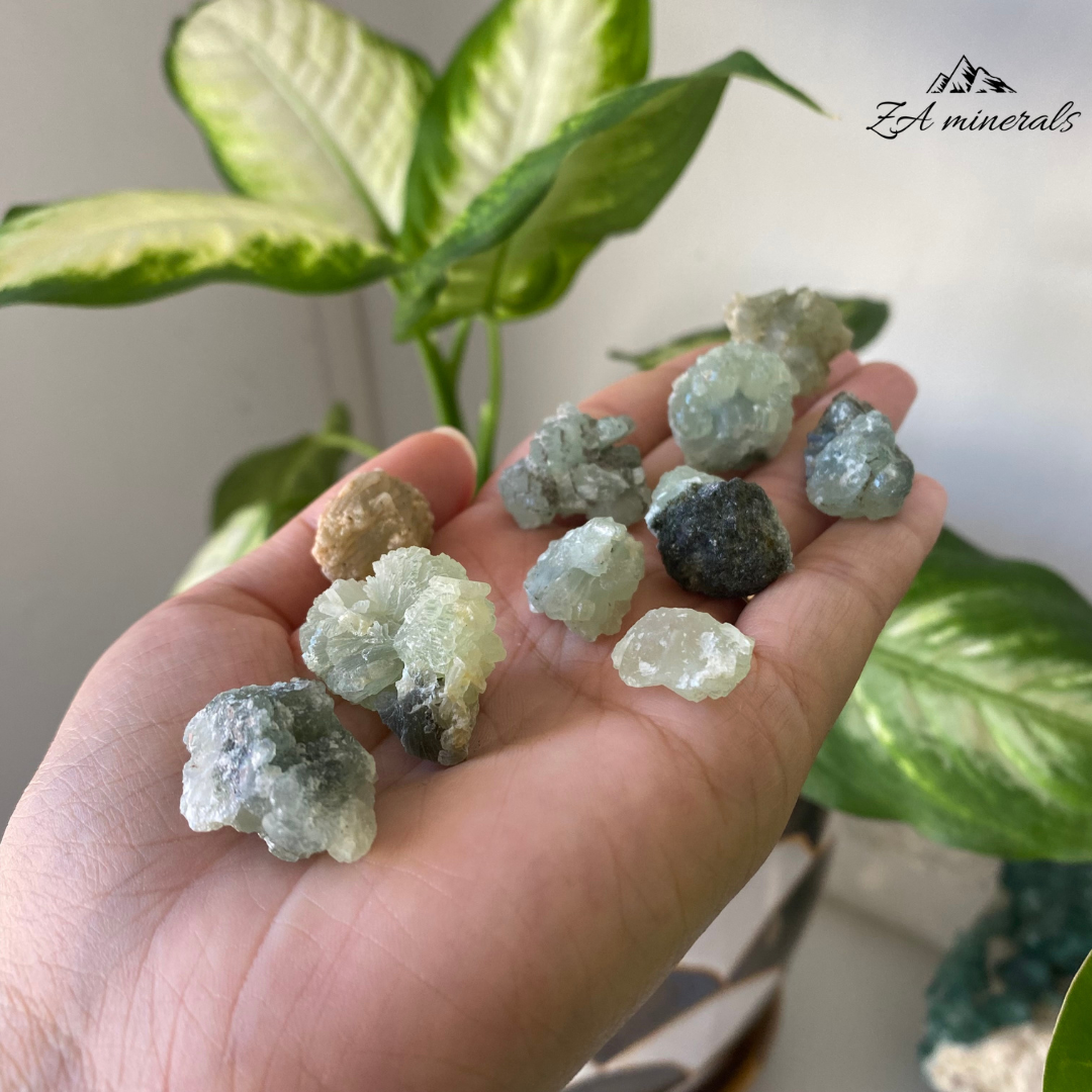 Prehnite Epidote (Set of 10) 70g