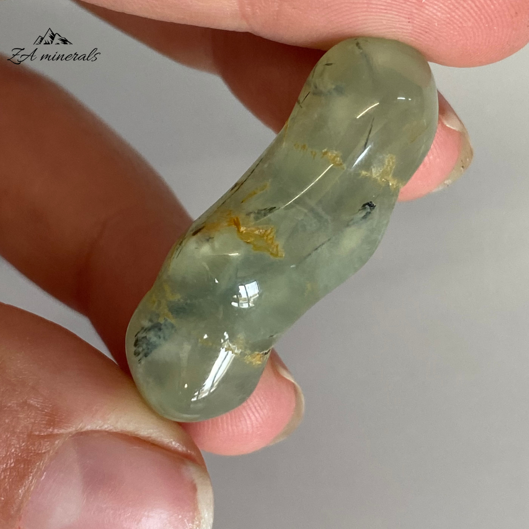 Polished Prehnite & Epidote tumble Set 0.030kg IR38