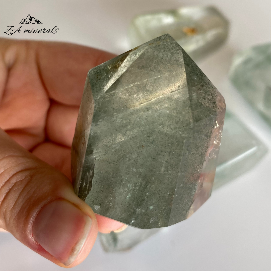 Polished Chlorite Included Tower (x1) IS13