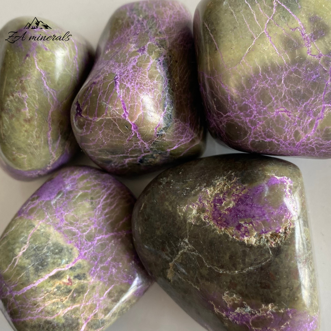 Polished Stichtite & Serpentine Freeforms (x1) 0.065kg IS18