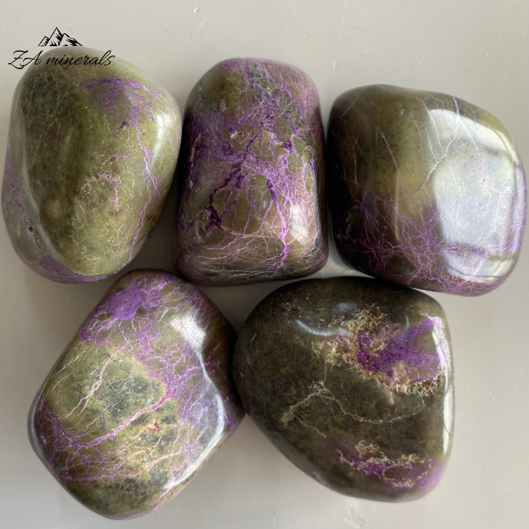 Polished Stichtite & Serpentine Freeforms (x1) 0.065kg IS18