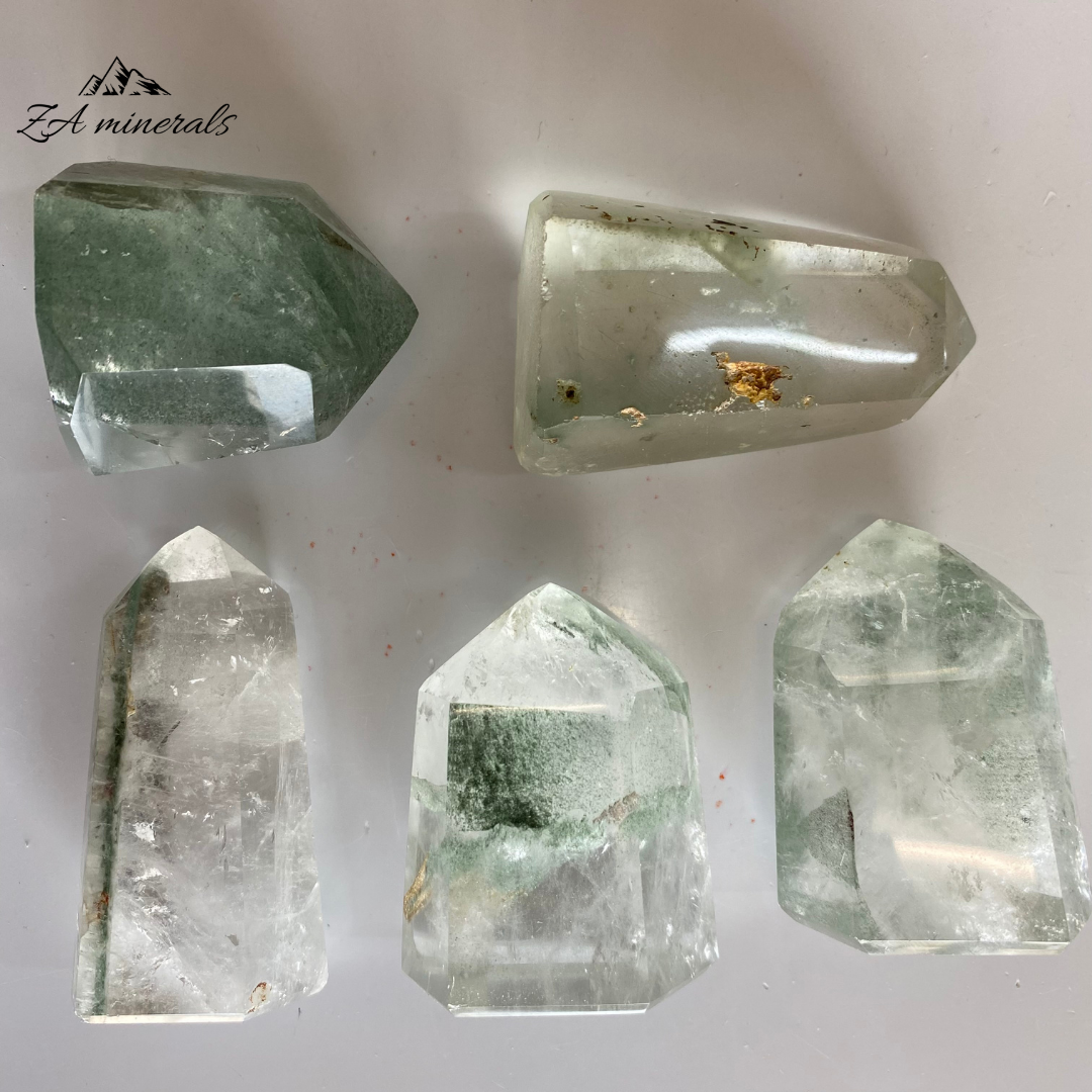 Polished Chlorite Included Tower (x1) IS13