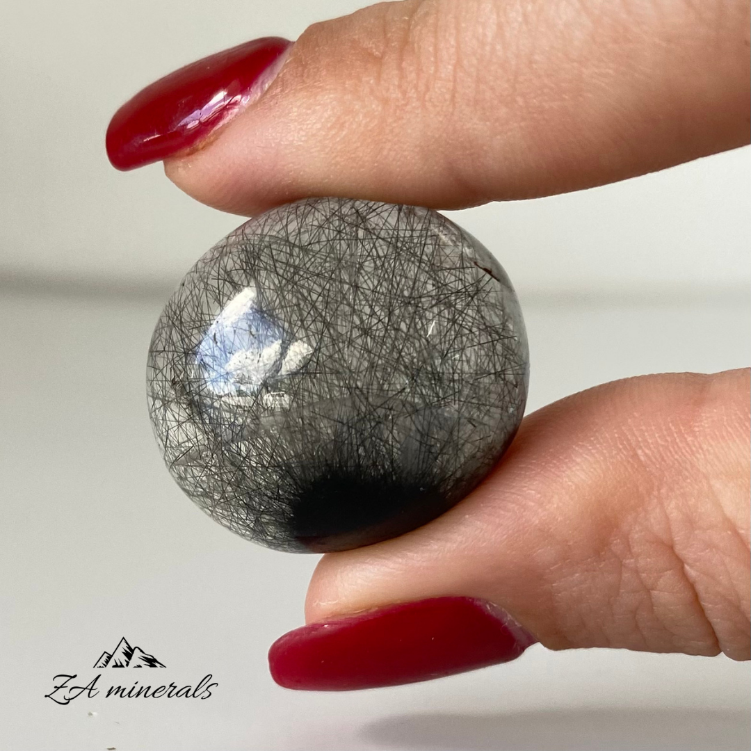 Polished Included Quartz Cabochon 0.009kg