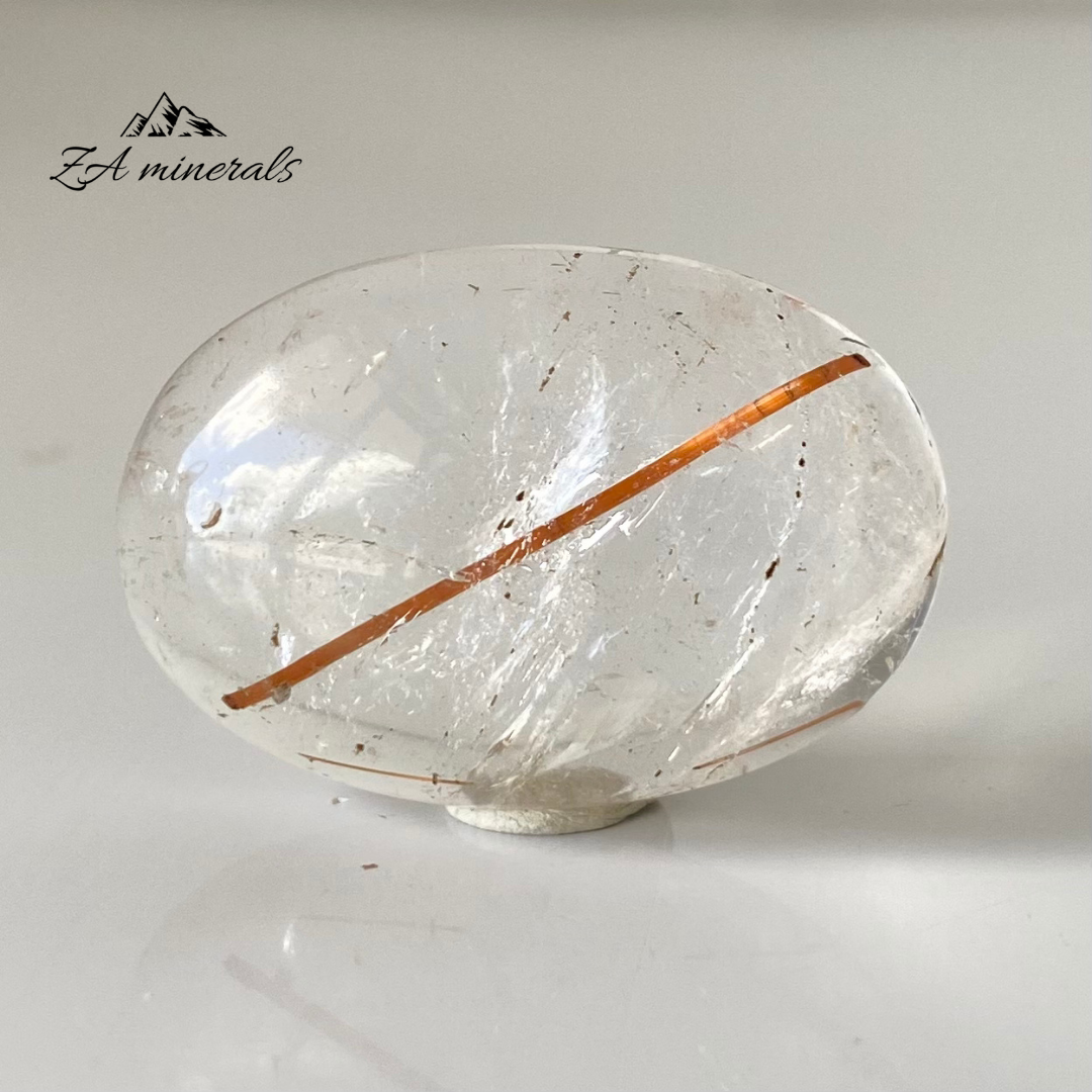 Polished Included Quartz Cabochon 0.011kg