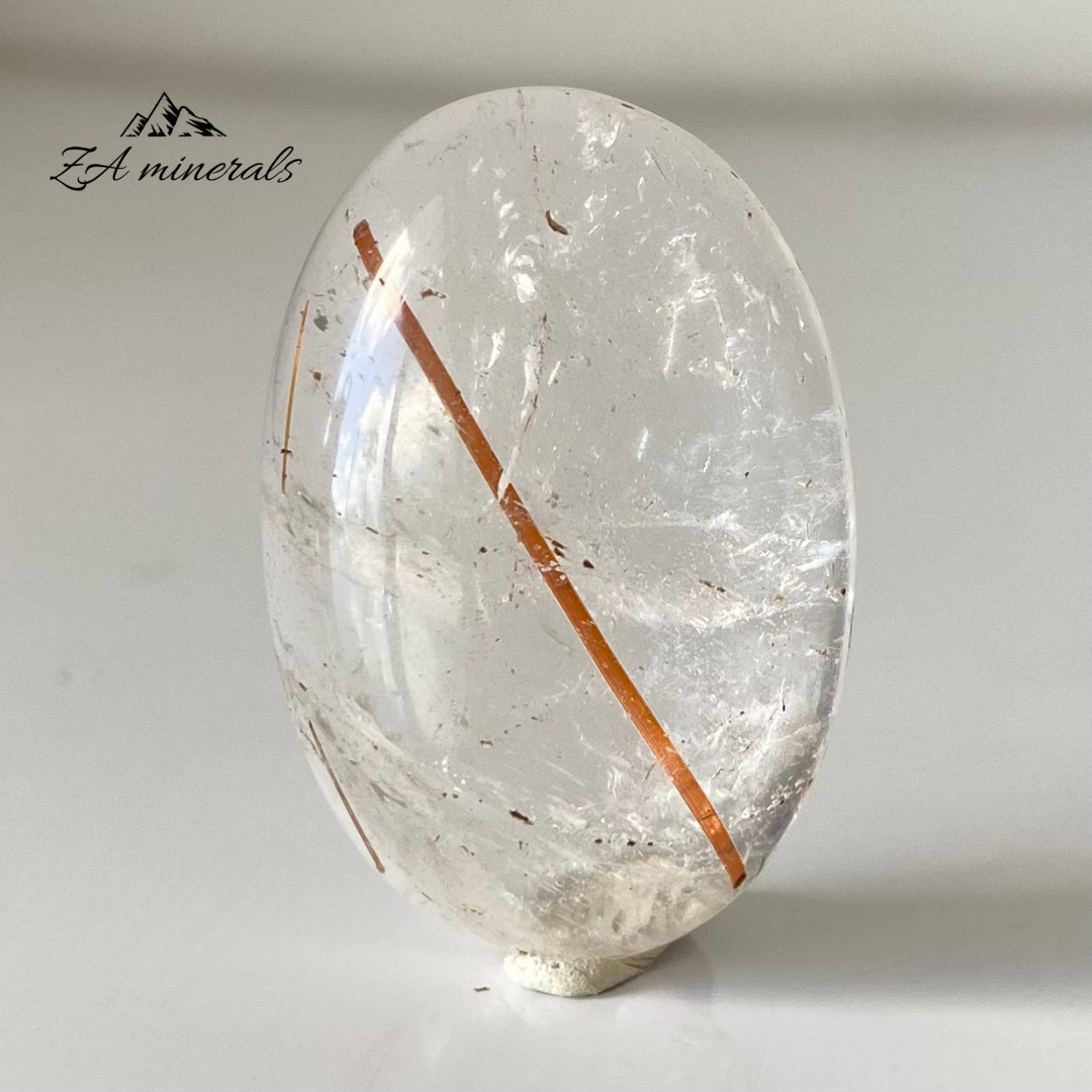Polished Included Quartz Cabochon 0.011kg