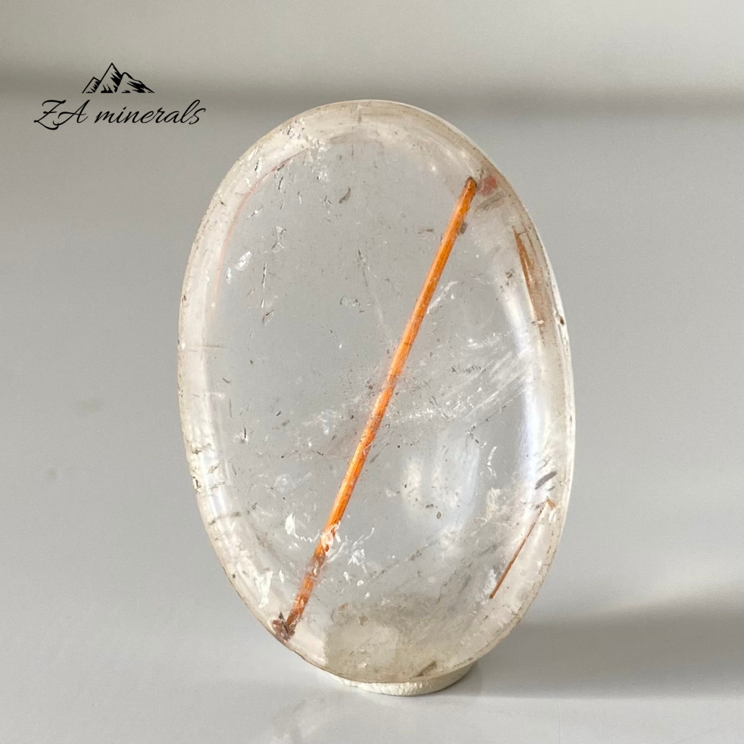 Polished Included Quartz Cabochon 0.011kg