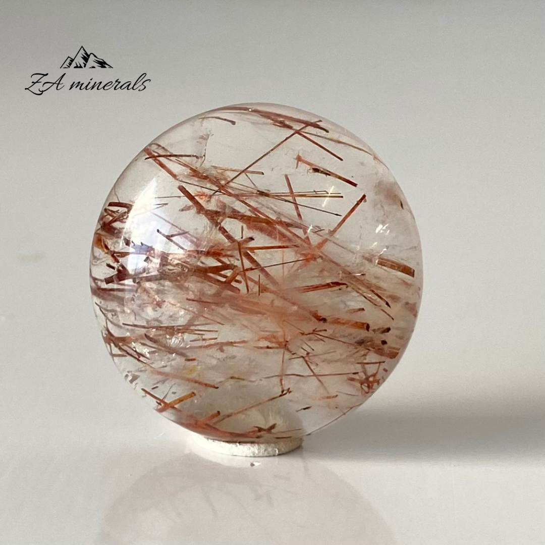 Polished Rutilated Quartz Cabochon 0.006kg