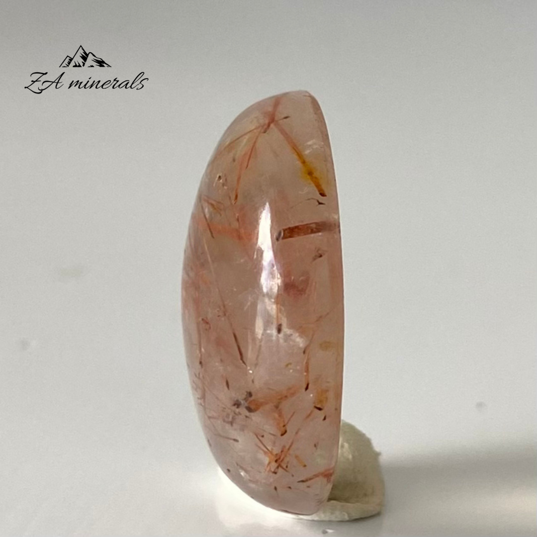 Polished Rutilated Quartz Cabochon 0.006kg