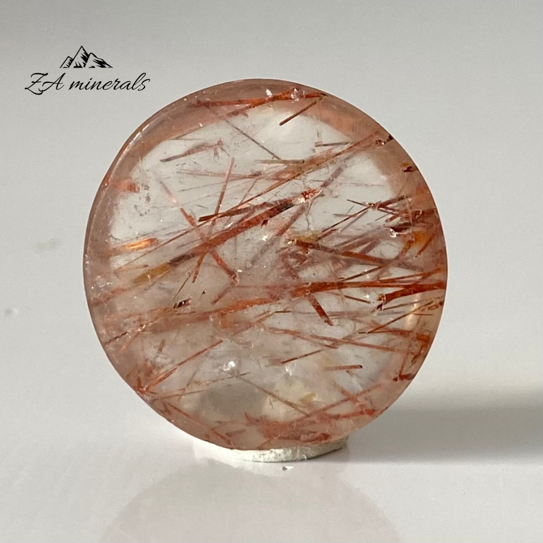 Polished Rutilated Quartz Cabochon 0.006kg