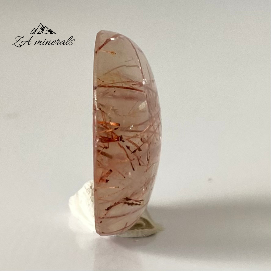 Polished Rutilated Quartz Cabochon 0.006kg