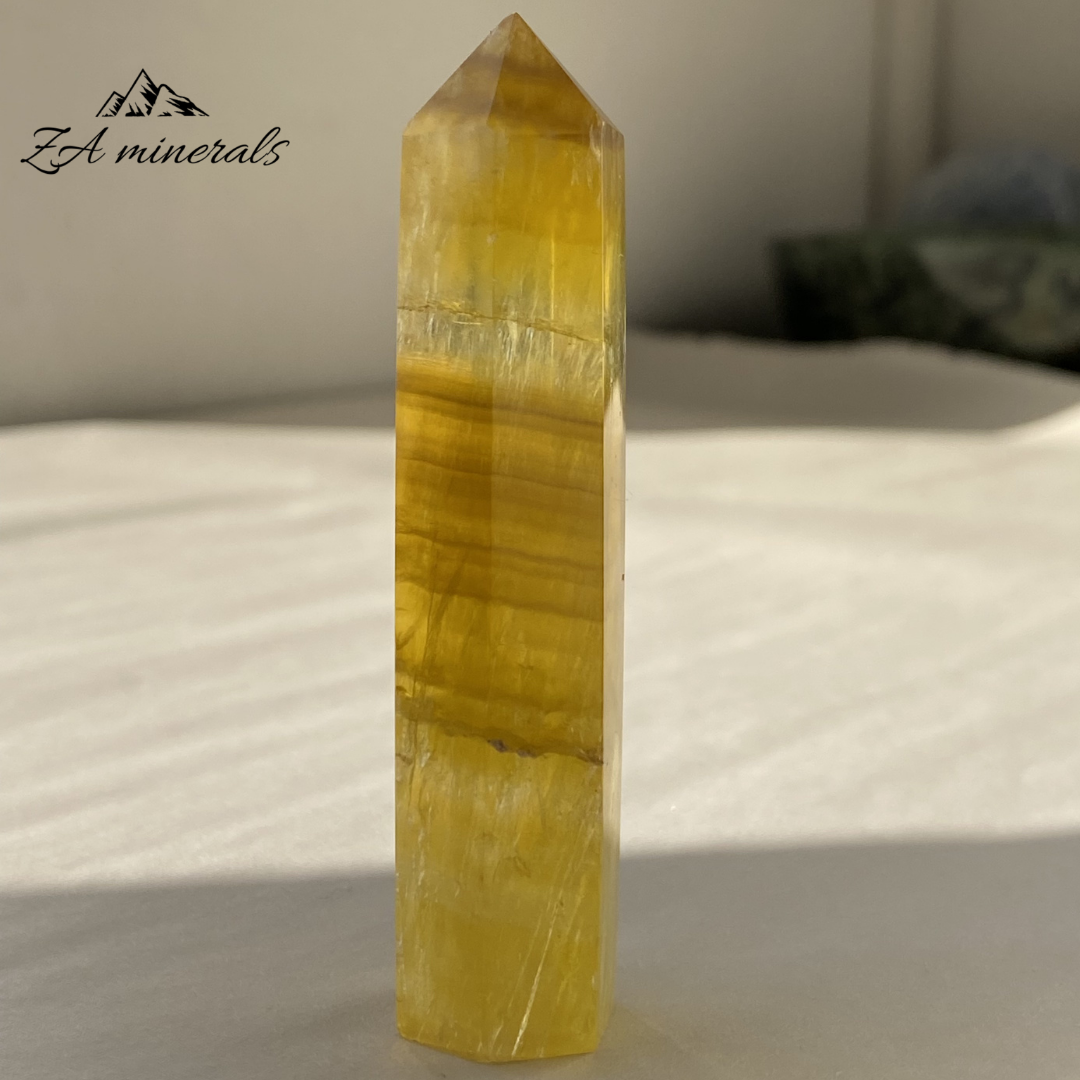 Yellow Fluorite Tower 0.067kg IW19