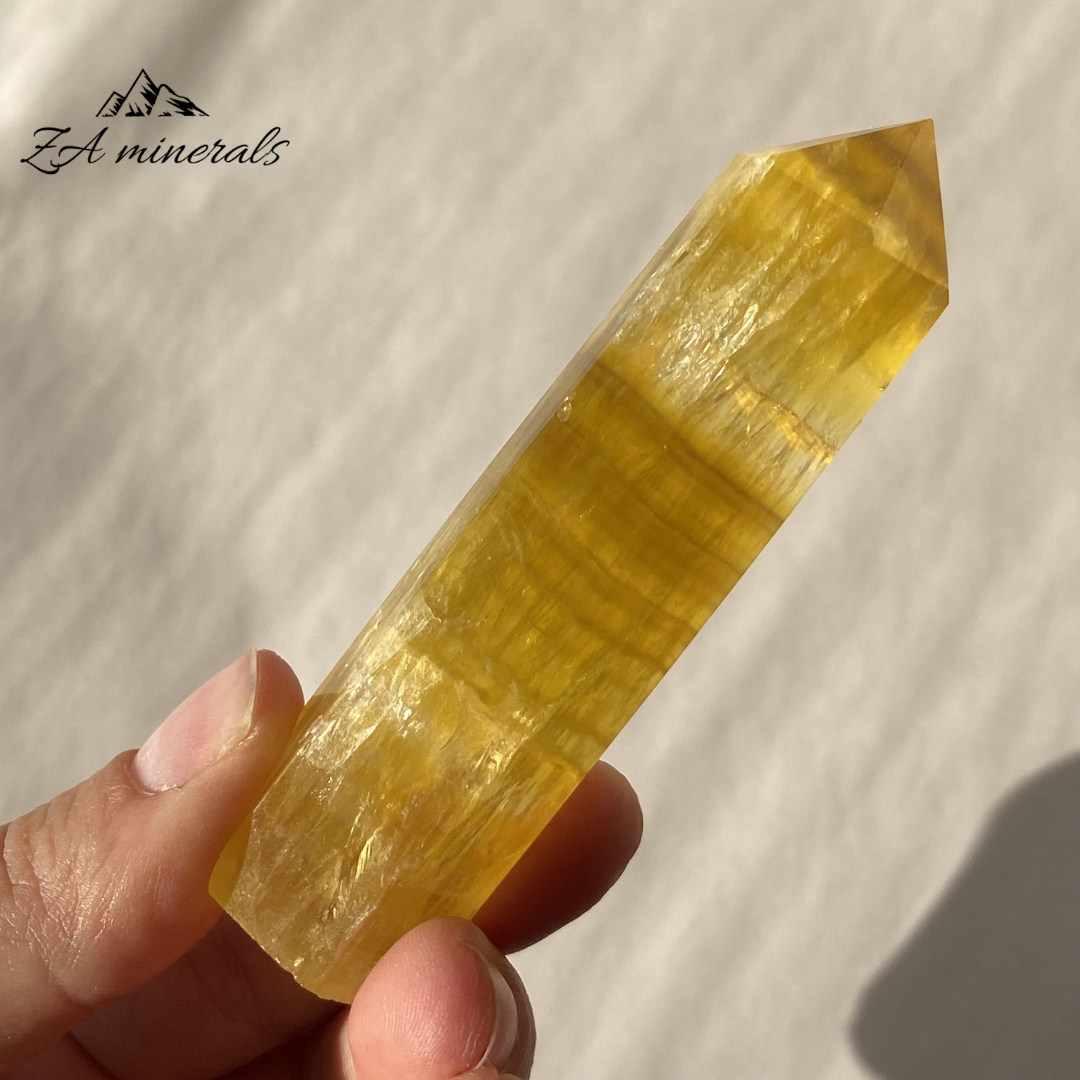 Yellow Fluorite Tower 0.067kg IW19