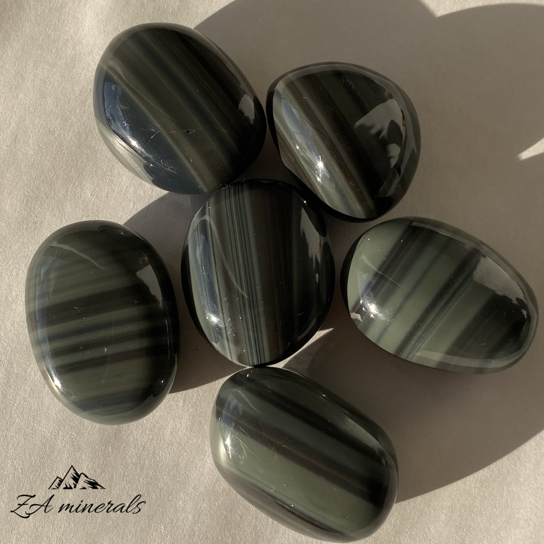 Polished Platinum Obsidian Tumble (x1) 0.025kg IW24