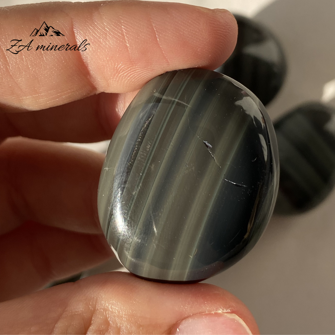 Polished Platinum Obsidian Tumble (x1) 0.025kg IW24
