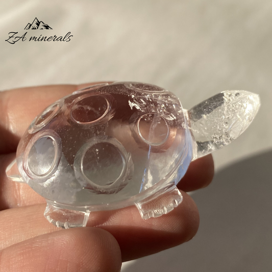 Himalayan Quartz Turtle carving 0.032kg IW3