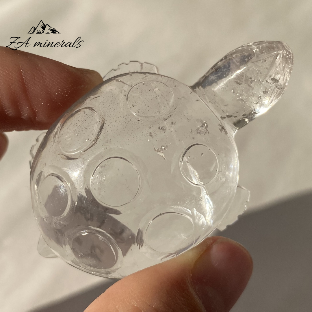 Himalayan Quartz Turtle carving 0.032kg IW3