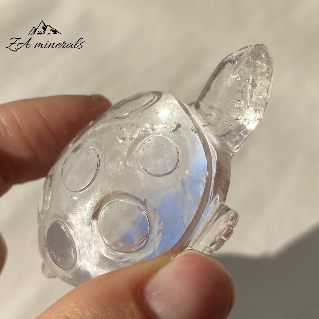 Himalayan Quartz Turtle carving 0.032kg IW3