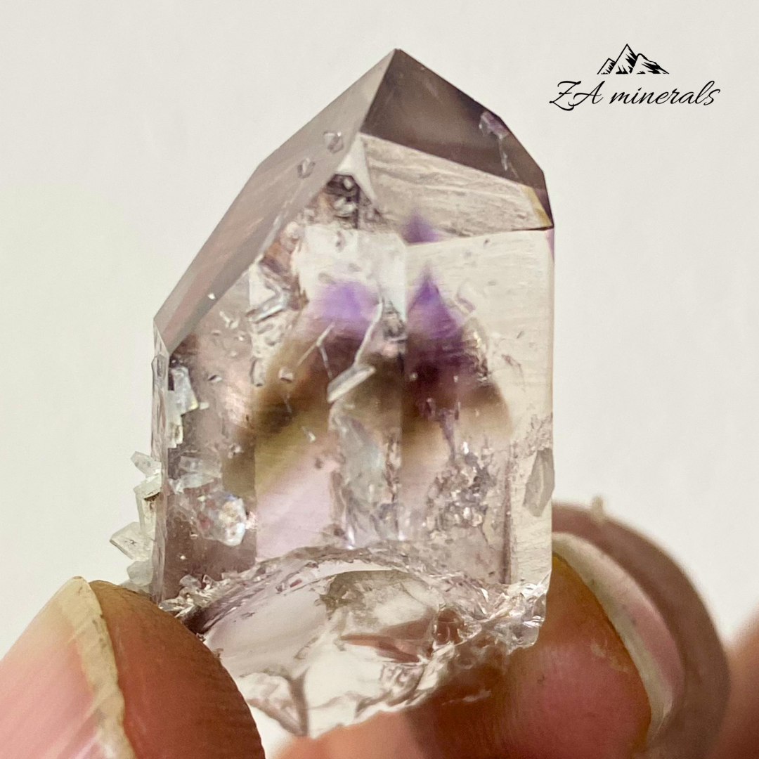 Smoky Amethyst Quartz Streep Mine 0.010kg IX1