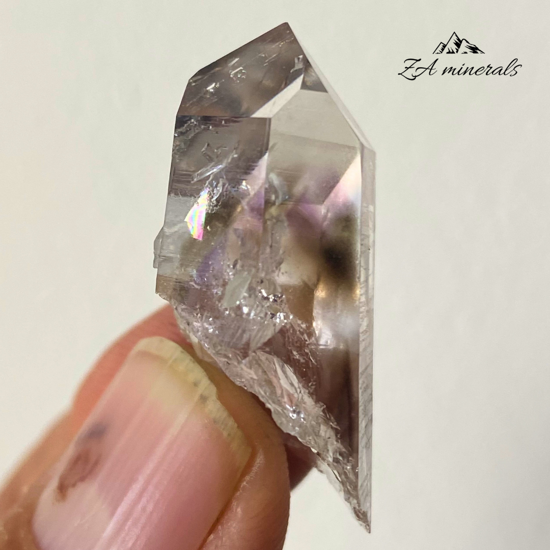 Smoky Amethyst Quartz Streep Mine 0.010kg IX1
