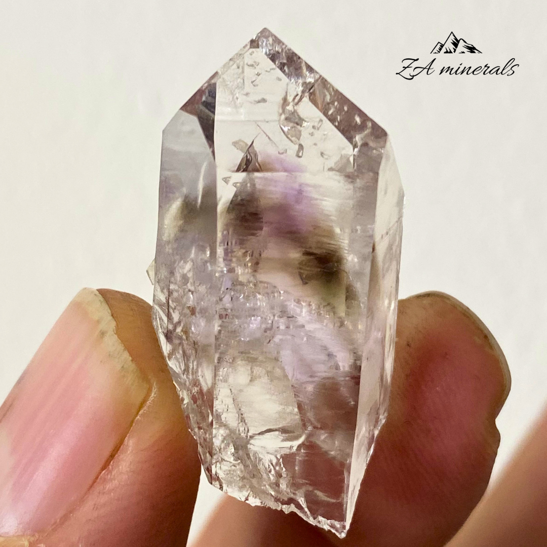 Smoky Amethyst Quartz Streep Mine 0.010kg IX1