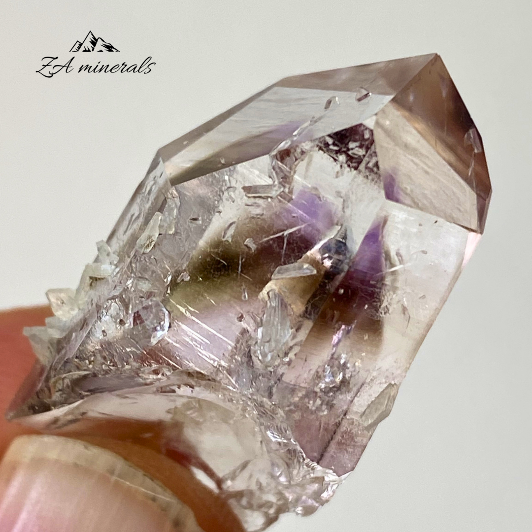 Smoky Amethyst Quartz Streep Mine 0.010kg IX1